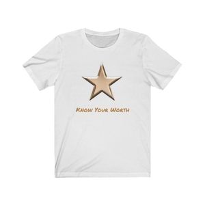 SBC White Know Your Worth Short Sleeve Tee